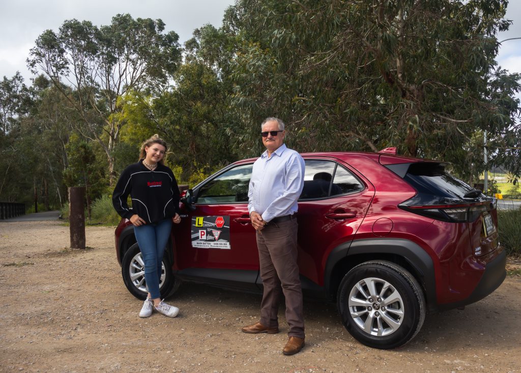 Driving instructor and student in Mount Barker